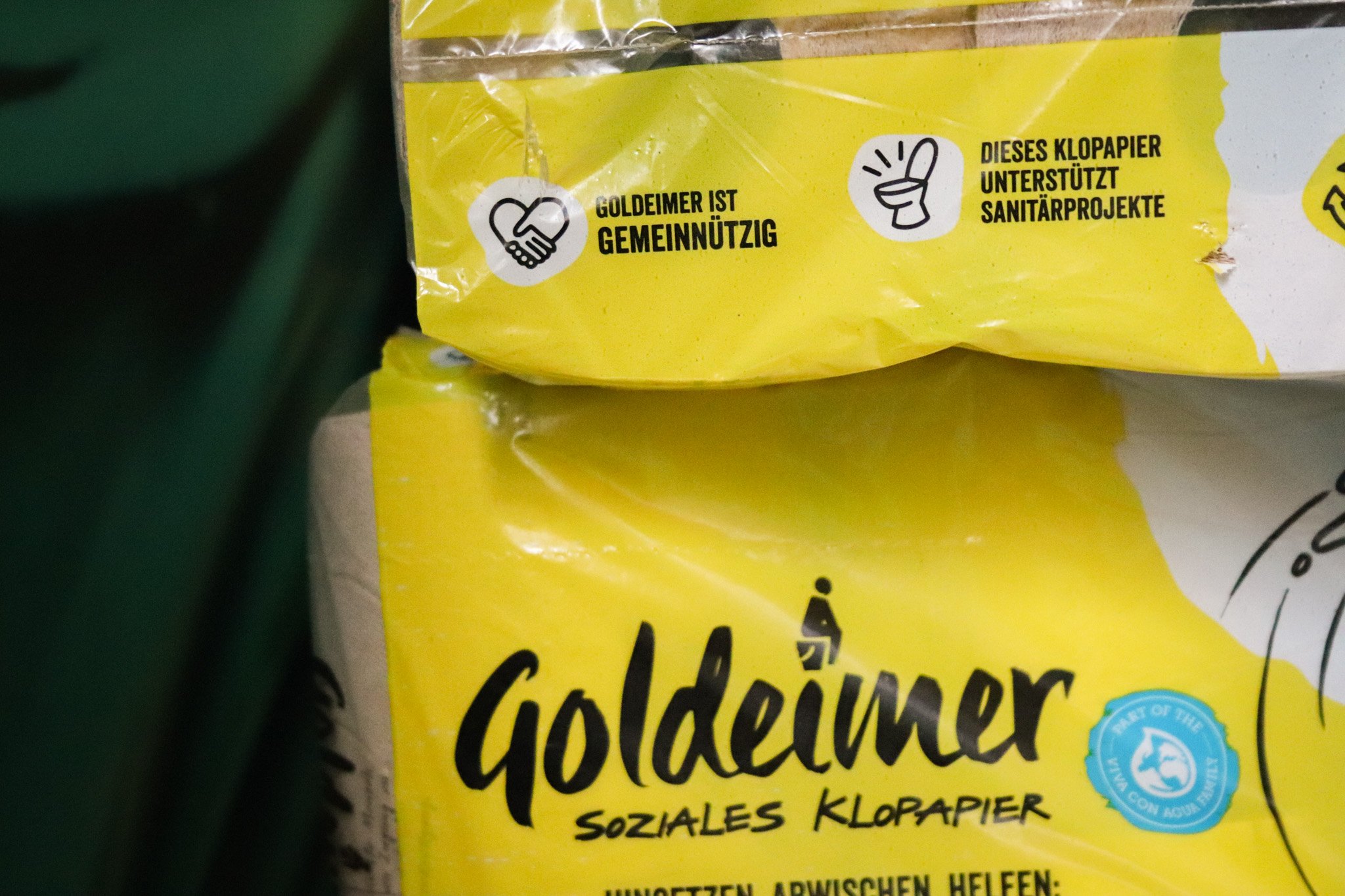 Goldeimer Klopapier Wildplastic